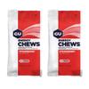 GU Energy Chews Double Serving Packs. Energy Gummies with Electrolytes for Running, Cycling, Triathlon & Other Sports - Pack of 2 (Strawberry) view 1