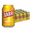 BARR 24 Pack Sparkling Pineapple Soda, Zero No Sugar Pineapple Flavoured Fizzy Drink, Sparkling Fizzy Pop, 24 x 330ml Cans view 1