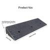 48cm Ascending Curb Ramp, Threshold Ramps for Wheelchairs, Scooters and Electric Chairs, with Nonslip Surface, (black, 1 Pac) view 4