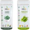 CROW Curry Leaf Powder + Green Chilli Powder (Hari Mirchi Powder) - 200 GM Each (Super Saver Combo Pack) by B Naturall view 1