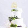 65 Years Blessed Cake Topper, Happy 65th Birthday Cake Toppers, 65th Wedding Anniversary Party Decorations, Gold Glitter view 3