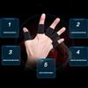 10 Piece Finger Sleeve, Trigger Finger, Auxiliary Device for Sports Compression And Thumb Support Protector for Relieving Arthritic Pain,Blue view 2