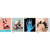 10 Piece Finger Sleeve, Trigger Finger, Auxiliary Device for Sports Compression And Thumb Support Protector for Relieving Arthritic Pain,Blue view 4
