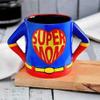 Super Mom Double Handle Mug - For Tea, Coffee, Hot Chocolate, Hot & Cold Drinks | Gift For Someone Special, Funny Message | Suitable For Home, Office, Kitchen & Bedroom | Gift for Christmas view 2