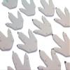 12 Novelty Edible Dinosaurs Footprints Birthday Cake Toppers view 1