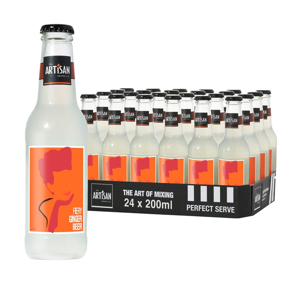 Artisan Fiery Ginger Beer Bottle, 200ml (Case 24)
