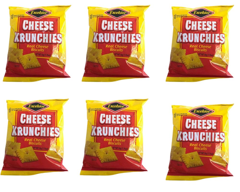 Excelsior Cheese Krunchies (pack of 5) 50g