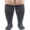 XIMISUN Plus Size Compression socks for women men, flight socks knee high support wide calf compression socks medical for nurse seniors flights fitness cycling view 2
