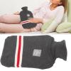 1000ml Hot Water Bottle, Body Hot or Cold Compress Leakproof Warm Water Bag with Knit Cover view 3