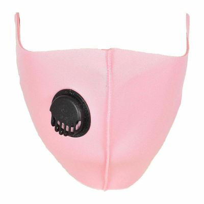 True Face Unisex Face Mask Reuseable Mens Ladies Fashion Dustrpoof Washabable Protective Dust Cover (One Size, Filter Pink)