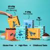 Surreal Variety Pack - High Protein Cereal  Zero Sugar- Healthy Plant Based Cereal - High in Fibre - Low Carb  Gluten Free - Vegan - 13g of Protein, 0g of Sugar - 240g per Box - 4 Pack (1 x each) view 4