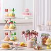 Gyufise 24 Pcs Christmas Cupcake Toppers - 3D Santa Claus, Tree, Truck & Gift Box Toppers for Merry Christmas Theme Parties view 4