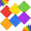 120 Pieces Rainbow Tissue Cocktail Paper Napkin Bright Beverage Luncheon Napkins 2 Ply for Gay Pride Day, Home, Kitchen, Party Decoration view 1