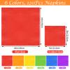 120 Pieces Rainbow Tissue Cocktail Paper Napkin Bright Beverage Luncheon Napkins 2 Ply for Gay Pride Day, Home, Kitchen, Party Decoration view 2