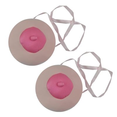 Simulation Fake Breast Model - Fake Breasts with Lanyard Cloth - for Teaching Prolactin Massage And Breastfeeding (B)
