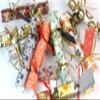 Bossa Nova Luxury Hand-made Christmas Crackers (10 pack), Assorted Festive Patterns with Artisan Chocolate Truffle, joke and paper hat view 3