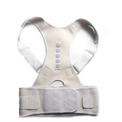 Therapy Posture Corrector Brace Shoulder Back Support Belt for Braces & Supports Belt Shoulder Posture (Color : White, Size : XXX-Large)