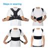 Posture Corrector Brace Shoulder Back Support Belt Braces Supports Belt Shoulder Posture Men Women (Size : Medium) view 3