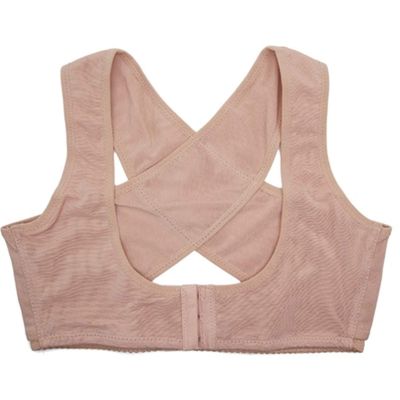 1PC Women Chest Posture Corrector Support Belt Body Shaper Corset Shoulder Brace for Health Care S/M/L/XL/XXL (Color : Beige, Size : X-Large)