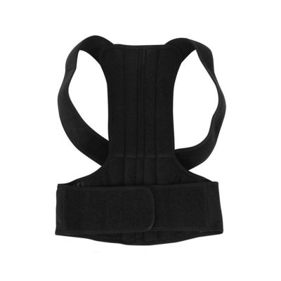 Adjustable Back Spine Posture Corrector Adult Humpback Pain Back Support Brace Shoulder Belt Posture Correction (Color : Basic Type, Size : X-Large)