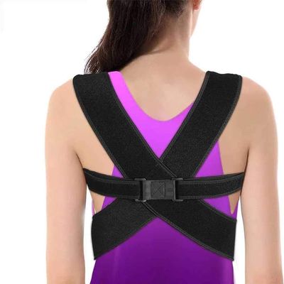 1Pcs Back-Up Posture Corrector Support Brace Shoulder Clavicle Support Thoracic Kyphosis Lower Upper Back Pain Relief Cervical (Size : Large-L)