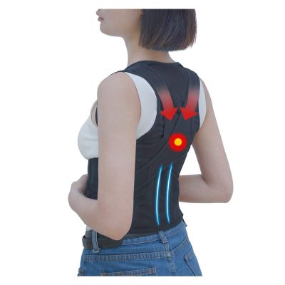 1 Pcs Adjustable Posture Corrector Back Support Spine Corrector Shoulder Brace Back Pain Belt Back Corset Brace (Color : Black, Size : Small)