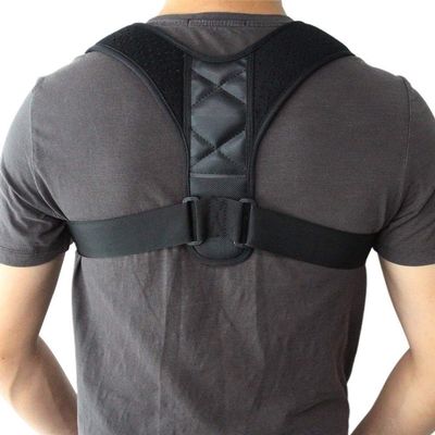 Adjustable Back Posture Corrector Spine Back Shoulder Lumbar Brace Support Belt Posture Correction Back Blet Slouching (Color : Transparente, Size : Small)