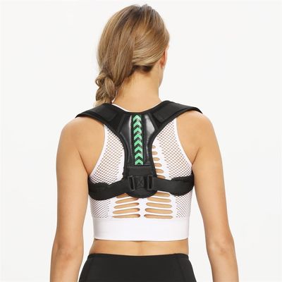 Adjustable Back Posture Corrector Belt Clavicle Spine Upper Waist Shoulder Correction (Color : Black, Size : X-Large)