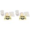 FRCOLOR 2pcs Nose Hair Wax Set Solid Wax Beans Paper Cups and Measuring Cups for Professional Nose Hair Removal view 1