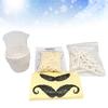 FRCOLOR 2pcs Nose Hair Wax Set Solid Wax Beans Paper Cups and Measuring Cups for Professional Nose Hair Removal view 2