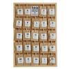 Teapro Zero-Waste Tea Advent Calendar with Funny Tea Puns | Variety of 24 Loose Leaf Teas | Reusable Cork Board | Christmas Gifts For Tea Lovers view 1