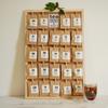 Teapro Zero-Waste Tea Advent Calendar with Funny Tea Puns | Variety of 24 Loose Leaf Teas | Reusable Cork Board | Christmas Gifts For Tea Lovers view 2