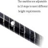 FLBT TelescopicNonSlipCrutchesCrutch,WalkingStickForTheElderly,AluminumTube,WalkingAid,LEDLightSpiralWandTurn3Feet12FilesAdjustable68-95cm2ColorsforArthritis,Elderly,Seniors& needed view 4