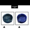 Ceramic Men's Shaving Mug Bowl Cup Thread Bottom Wide Mouth for Shave Brush and Shaving Soap Dark Blue view 2