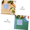 BESTonZON 80sheets Blue and White Porcelain Party Napkins Decorative Wedding Holiday Tableware Absorbent Craftsmanship for Events and Celebrations view 3