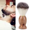 2Pcs Hair Men's Shaving Brush Men Facial Beard Cleaning Appliance Shave Tool Brush with Wood Handle for Men view 4