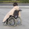 BLOHDI Wheelchair Blanket, Warm Winter Full Body Cover, Windproof Wheelchair Blanket, Windproof Wheelchair Hooded Poncho, Thermal Travel Blanket (Color : B) view 3