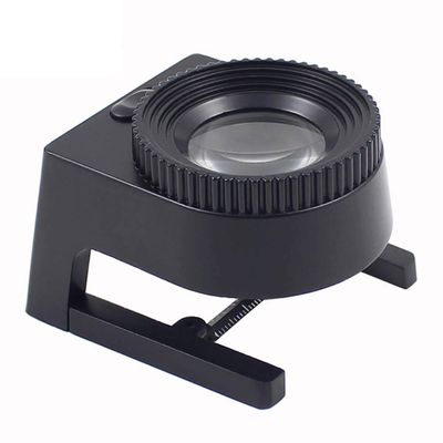 15X Jewelry Magnifier with Scale and 3 LED Lights,Real Glass Optical Lens,Zinc Alloy Magnifying Glasses for Reading Repair,Arts & Crafts Or Reading Aid
