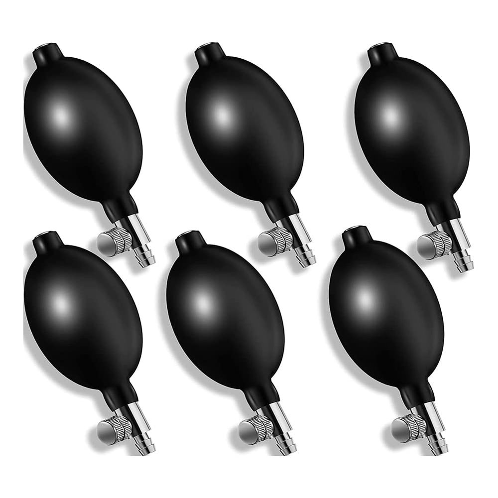 Batto 6 Pieces Blood Pressure Bulb Replacement Bulb Pump Adjustable Hand Squeeze Pump Sphygmomanometer Bulb