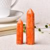 1pc Natural Crystal Stone Quartz Tower Orange Wand Ornament Home Decor Stone,Sunstone,50-60mm view 3