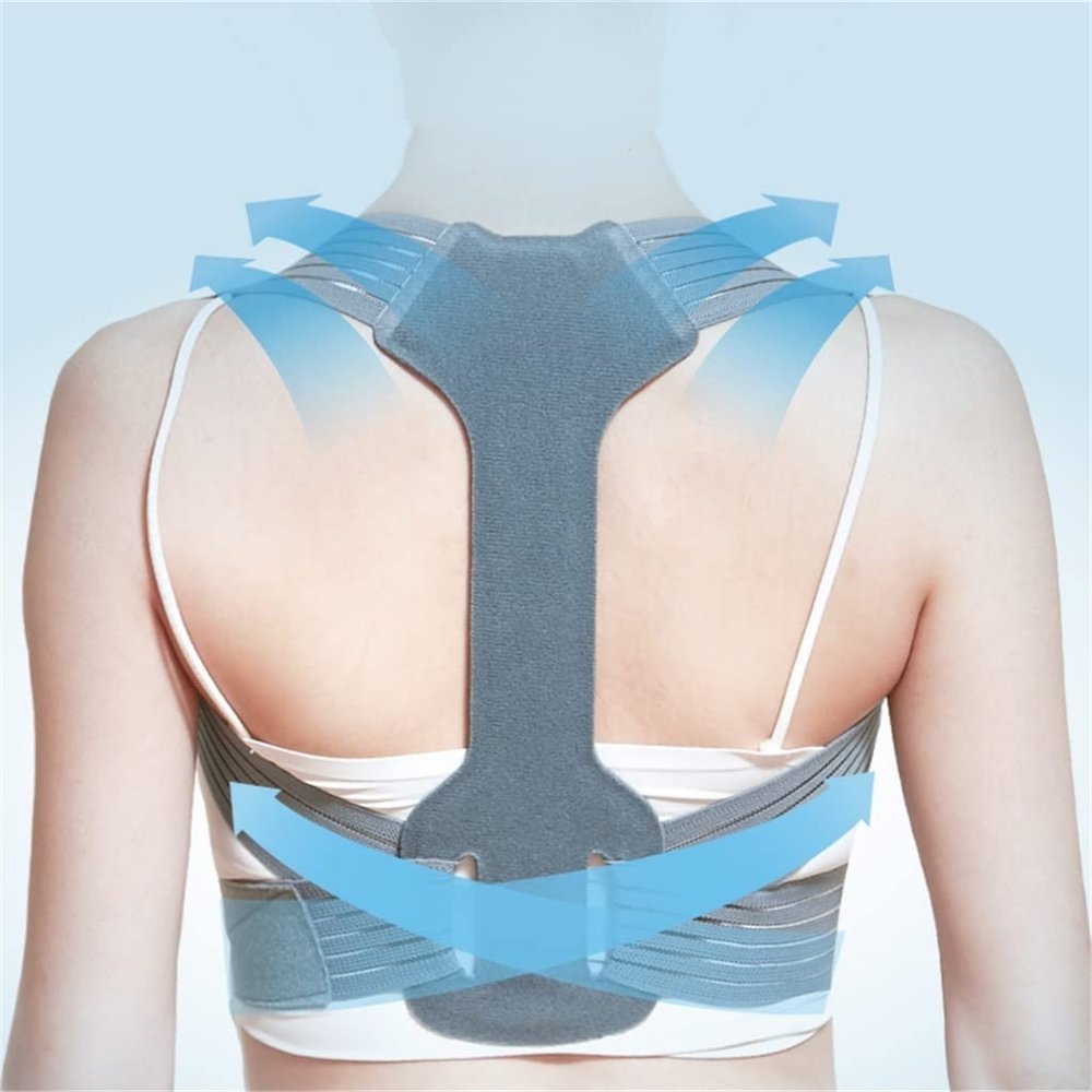Adjustable Back Posture Correction Belt Clavicle Spine Back Shoulder Lumbar Posture Corrector for Adult