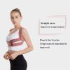 Posture Corrector Lumbar Shoulder Posture Correction Back Support Brace for Men Women And Kids Improve Bad Posture,Pink,L view 4