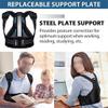 Back Shoulder Support Belt Posture Corrector Postural Fixer Tape Lumbar Straight Corrector Training Belt view 3