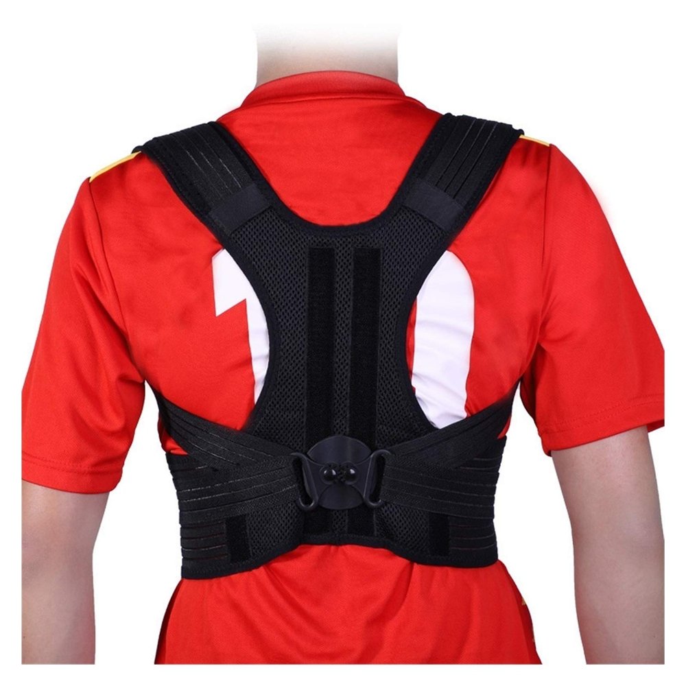 Posture Corrector Back Posture Brace Clavicle Support Stop Slouching and Hunching Adjustable Back Trainer Unisex Bone Care Tool (Size : X-Large)