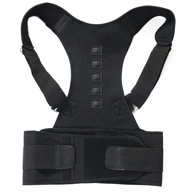 2022 New Posture Corrector Back Posture Brace Clavicle Support Stop Slouching and Hunching Adjustable Back Trainer Unisex (Color : Black, Size : M)