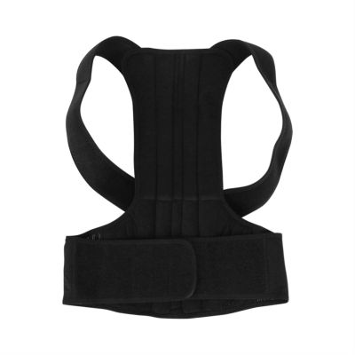 Back Corrector Adjustable Back Spine Posture Corrector Adult Humpback Pain Back Support Brace Shoulder Belt Posture Correction Health and Relaxation (Color : Basic Type, Size : L)