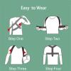 Back Corrector Adjustable Back Shoulder Posture Corrector Belt Clavicle Spine Support Reshape Your Body Home Office Sport Upper Back Neck Brace Health and Relaxation view 3