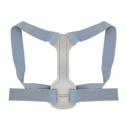 Adjustable Back Posture Corrector Belt Clavicle Spine Men Women Home Office Outdoor Upper Back Waist Shoulder Posture Correction (Color : Grey, Size : Medium)