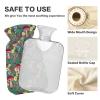Hot Water Bottle with Cover 1L Forset Harvest Plant Botanical Hot Water Bag Hot/Cold Compress Neck and Shoulder Pain Relief view 3
