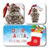 ButtonChocs Christmas Chocolate Father Christmas - It' a Long Story. Belgian Milk Chocolate Santa Gift for Christmas. view 2